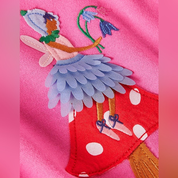 Mini Boden Kids' Forest Fairies Applique Dress(like new condition) - Picture 3 of 7